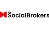 The Social Brokers logo displayed on a dark background.