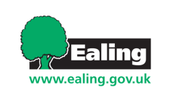 a logo for Ealing