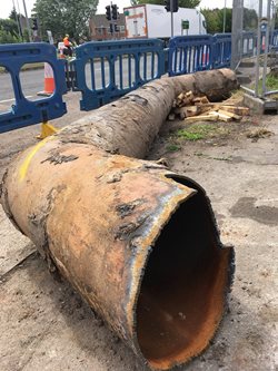 Final phase of £2m gas main upgrade - out with the old img