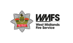 a logo for West Midlands Fire Service