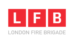 a logo for the London Fire Brigade