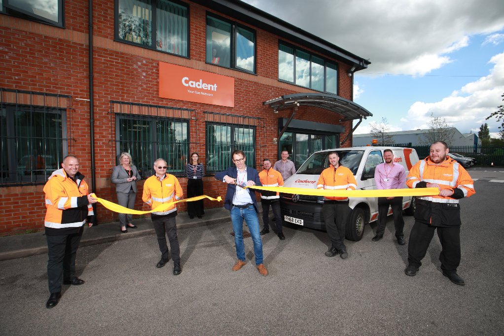 depot-opening and ribbon cutting with Cadent engineers