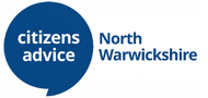 Citizens Advice North Warwickshire logo displayed on a dark background.