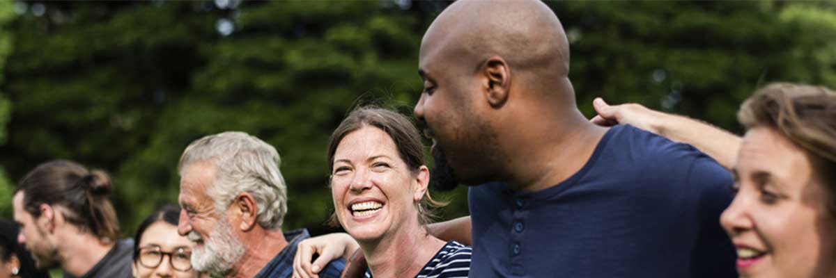 People standing in a group