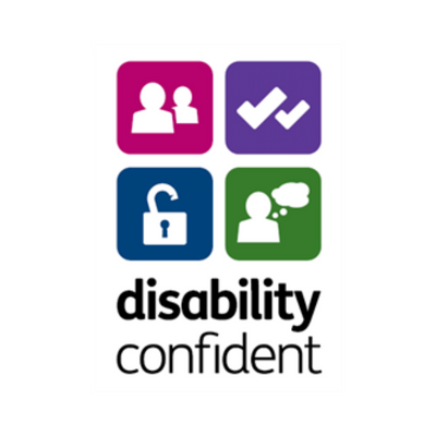 Logo with four icons: two people, check marks, unlocked lock, and a person thinking. Bold text beneath reads 